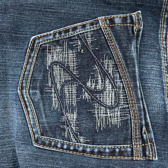 Silver Aiko Bootcut Jeans size 34 inseam 33 retro Y2K excellent condition - Picture 4 of 8